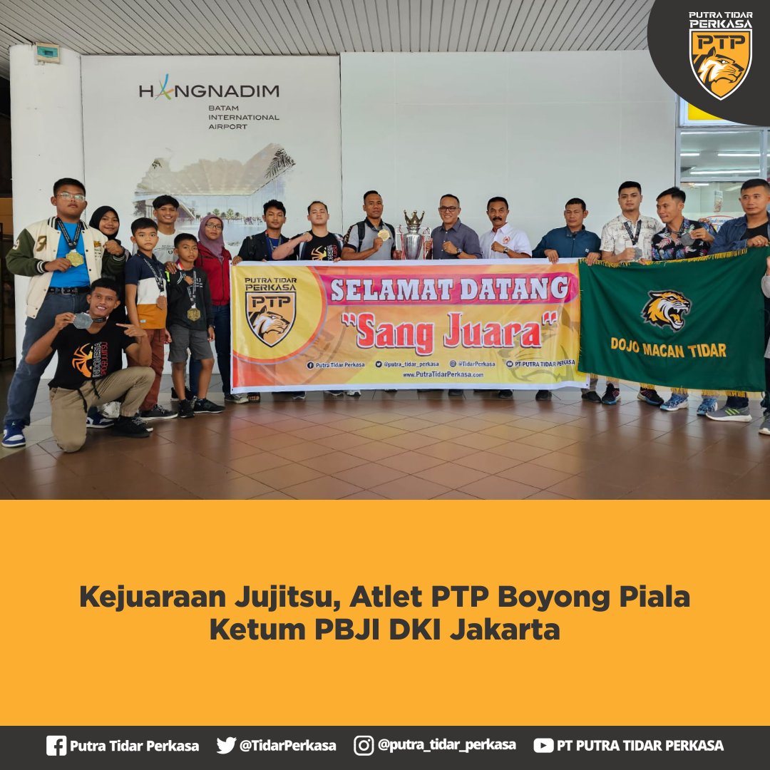 TidarPerkasa's tweet photo. Kejuaraan Jujitsu, Atlet PTP Boyong Piala Ketum PBJI DKI Jakarta

Selengkapnya:
https://t.co/J0JYlseAI8

#Jujitsu #PBJI #PialaKetum
#DojoMacanTidar
#YourSecurityIsOurPriority #TidarGroup https://t.co/yh5cF9EefA