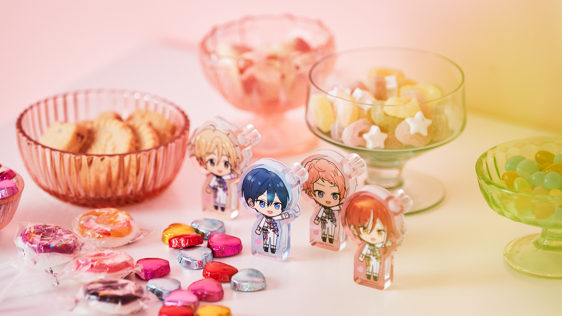 新品☆あんスタ☆チョコ型オリジナルホルダー☆クッキークリーム 新品☆あんスタ☆チョコ型オリジナルホルダー☆クッキークリーム