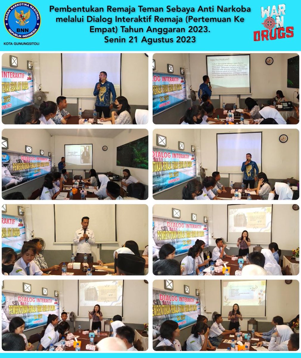 BNNGunungsitoli's tweet photo. Pertemuan ke-4 Pembentukan Remaja Teman Sebaya Anti Narkoba.
#WarOnDrugs https://t.co/raRxYJp1fK
