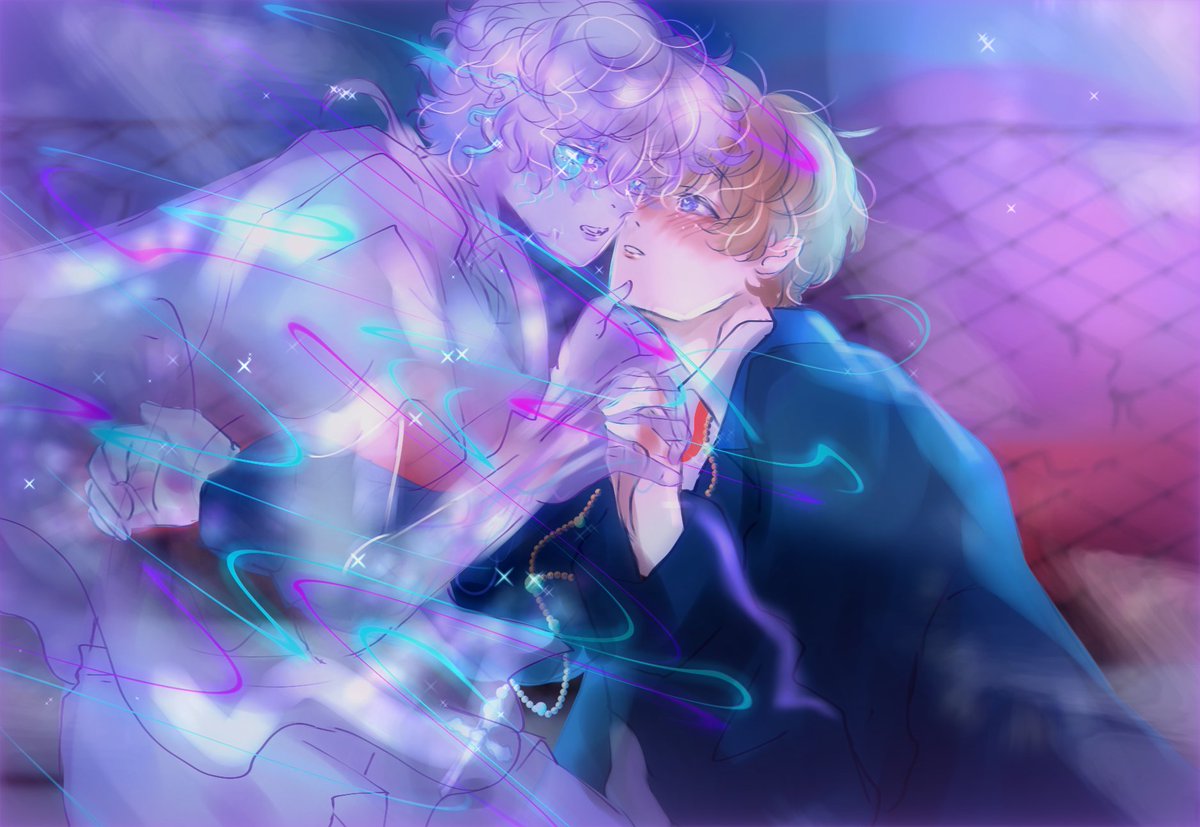 Yayamiouts's tweet photo. I'll just leave it here with not much explanation(CHECK ALT TEXT FOR STORIES) Shiki and his homies for the Day 1 of #ParaliveMythWeek : "Monsters" NOTHING VERY SERIOUS THOUGH
Yes it's supposed to be like a cringe otome thing. Which route would you choose
#paradoxlivepoint (1/3) https://t.co/zJzUrfdZWV