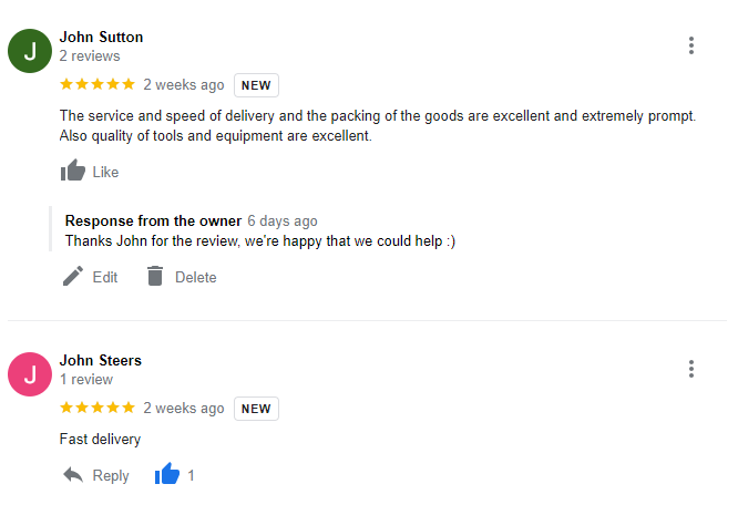 From day one we have always endeavored to put our customers first above all other business matters. So when we get great reviews like this we are reminded that we are still getting it right 50 years later. 

#50years #youronestopshop #butts