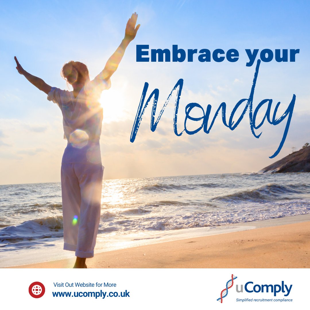 uComply's tweet photo. Happy #Monday!
Wishing everyone a productive day and a wonderful week! https://t.co/M75EK8IowY