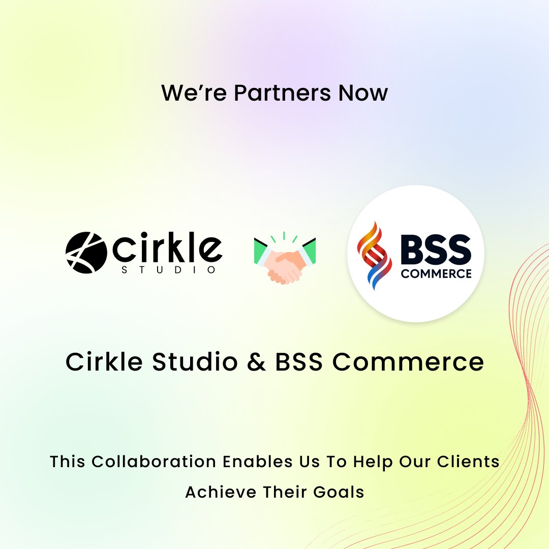 cirklestudio's tweet photo. Cirkle Studio Joins Forces with BSS
Commerce to Elevate Customer Experiences! 🚀

It is with immense excitement that we unveil our
dynamic collaboration with BSS Commerce. 

@bsscommerceit

#CirkleStudio #BSSCommerce #Partnership https://t.co/OTypnqeApP