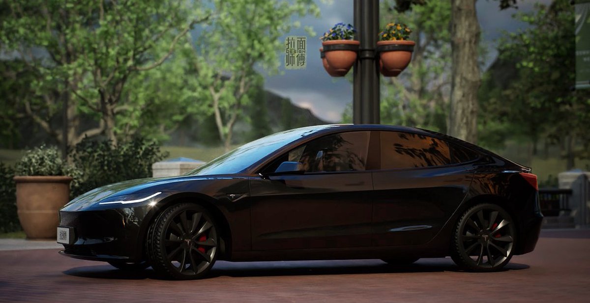 ChrisZheng001's tweet image. A Tesla Chinese employee who had seen the real car commented: very close, with almost no difference.