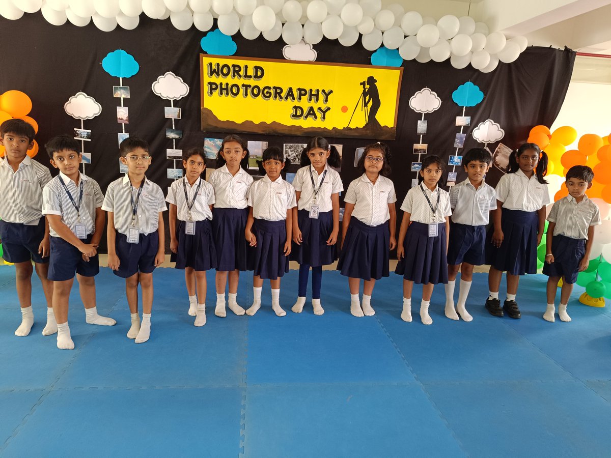 ChirecSchool's tweet photo. Our primary students participated in the World Photography Day celebrations. They let their inner artist flow through their lens.
#CHIRECActivities #PhotographyDayCelebrations #FunLearning #LearnThroughPlay #EngagingActivities #CHIRECInternationalSchool https://t.co/o0NDh2iGMa