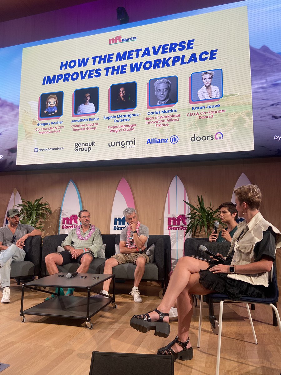 🎤First workshop talking about how the metaverse improve the workplace ?