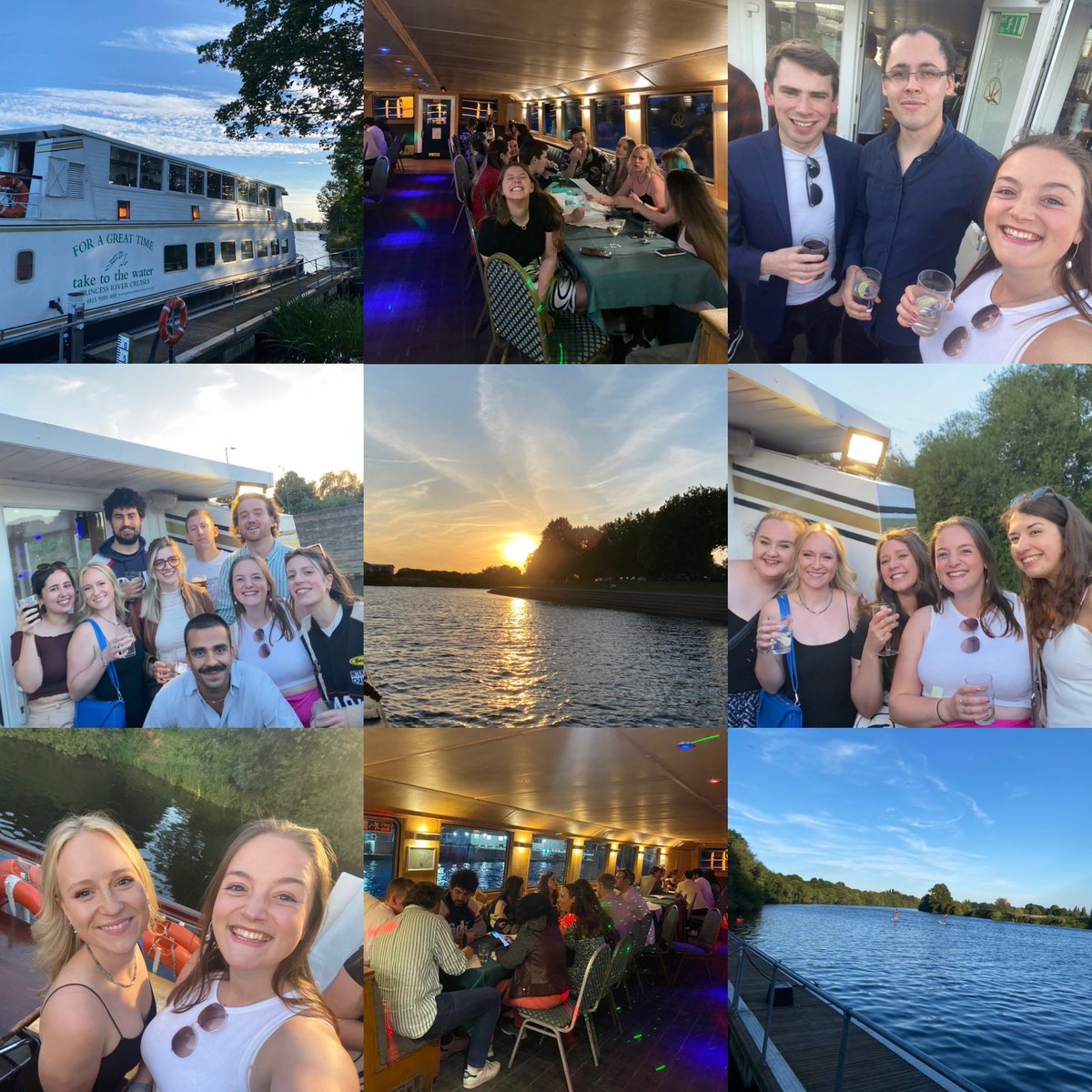 Rachel_GA_'s tweet photo. Last week the @nottm_bbsrc_dtp students went on a boat trip &amp; we had a fantastic evening! Jess, @RBrociek &amp; I organised the event for a second year to encourage networking across the DTP &amp; it was a great success! I’m so proud of us for organising it &amp; can’t wait for next year!🛥️ https://t.co/SGsLv46xv1