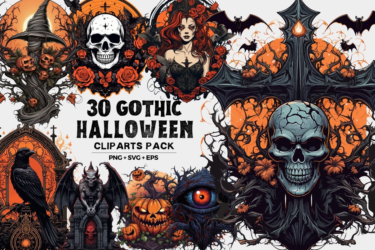lou6062's tweet photo. 30 Gothic Halloween clipart in PNG, SVG, &amp; EPS formats! Creepy Halloween designs Collection for adults in this spooky season.
DOWNLOAD https://t.co/M199n8c1DZ https://t.co/1uZJxk0FJp