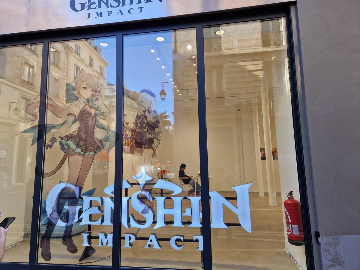 damokuro's tweet photo. The best reason to go to Paris #GenshinImpactFontaine #FontaineExpo #Paris #Rendezvousàfontaine https://t.co/uxBhzQeeGv