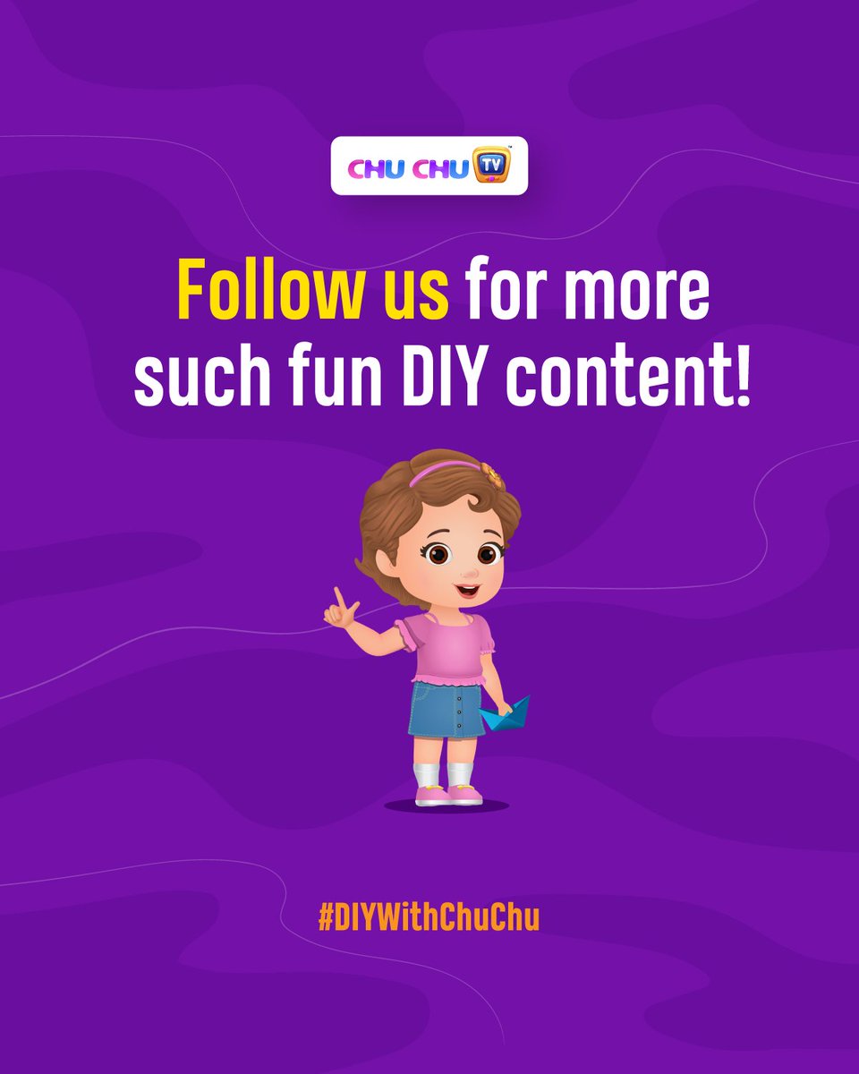 (2/2)
Ready to set sail on an ocean of a crafting voyage?🌊
Learn the art of folding as we guide you through each step to create your own seaworthy paper boat.⛵

#ChuChuTV #NurseryRhymes #Parentlife #Kidslife #KidsActivities #LearningAndFun #LearningForKids