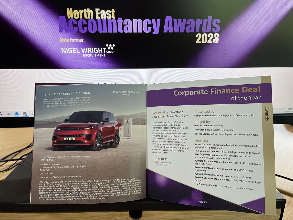 North East Accountancy Awards tweet media