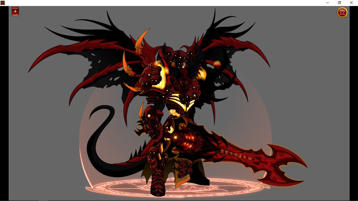 hibudh's tweet image. set name &quot; Inferno Dragon-skull of Archfiend &quot;
#AQW
#AQWSet