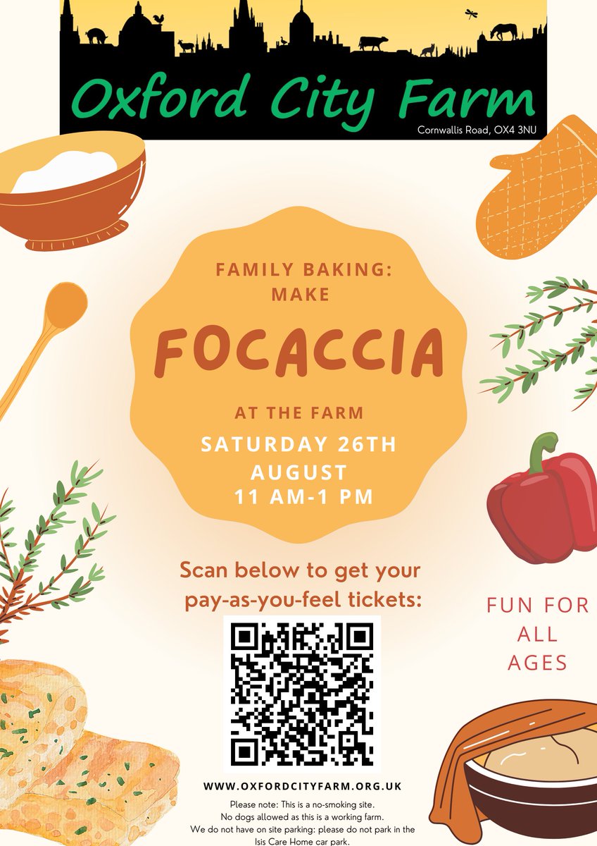 This Saturday at the farm we're hosting a family focaccia making workshop, it's pay as you feel and we have a few tickets left, grab yours here: eventbrite.co.uk/e/family-focac…