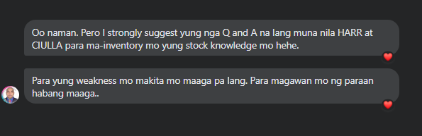 corynebacc's tweet photo. Tip from Sir Ding (Nat'l Lecturer) when I was reviewing for MTLE as well. Huwag pagsawaan mag-sagot ng practice questions dahil sa board exam ang kaharap mo ay questions din. Testmanship, rationalization and elimination of choices ang goal sa paulit-ulit na pagsagot ng questions. https://t.co/XW73ODkGJG
