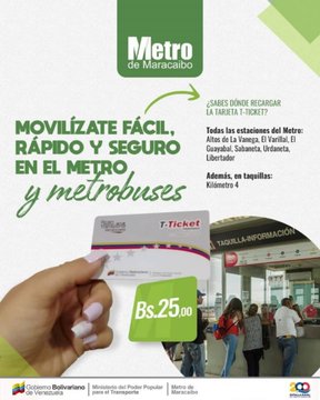 #Entérate estos son los puntos de venta de las tarjetas T-Ticket. ¡Únete al #PasajeDigital!  

#ConversaítoConMaduro