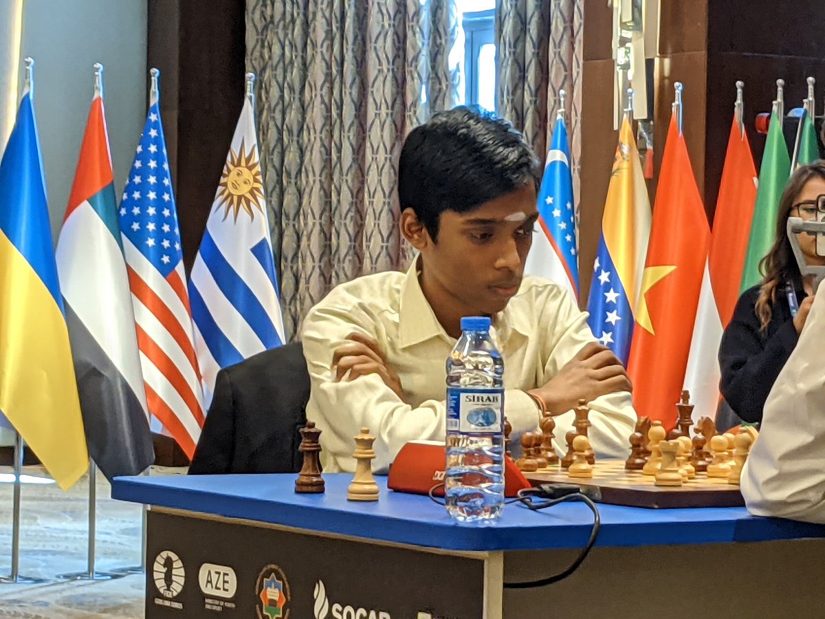 ANI on X: International Chess Federation (FIDE) tweets, Praggnanandhaa is  the runner-up of the 2023 FIDE World Cup! Congratulations to the  18-year-old Indian prodigy on an impressive tournament! On his way to