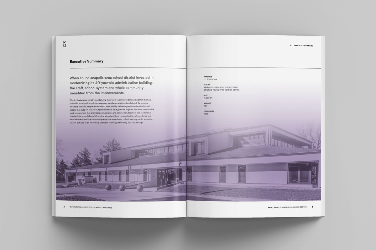The MSD of <a href="/WayneTwpSchools/">We Are Wayne</a> partnered with RATIO's K12 experts to revamp its workspace for its administrative team. Facing retention and budget challenges, a refreshed Education Center that emphasizes culture, privacy, and wellness was created.
Read more – issuu.com/ratioarchitect…