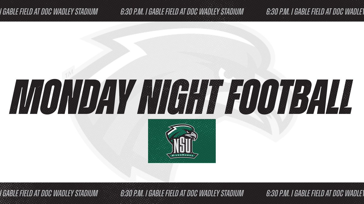 RiverHawkSports's tweet photo. Scrimmage 2️⃣ tonight for
@NSU_Football‼

Starts at 6️⃣:3️⃣0️⃣ pm  

#TeamNSU | #RiseHigh https://t.co/0Rln65hnbw