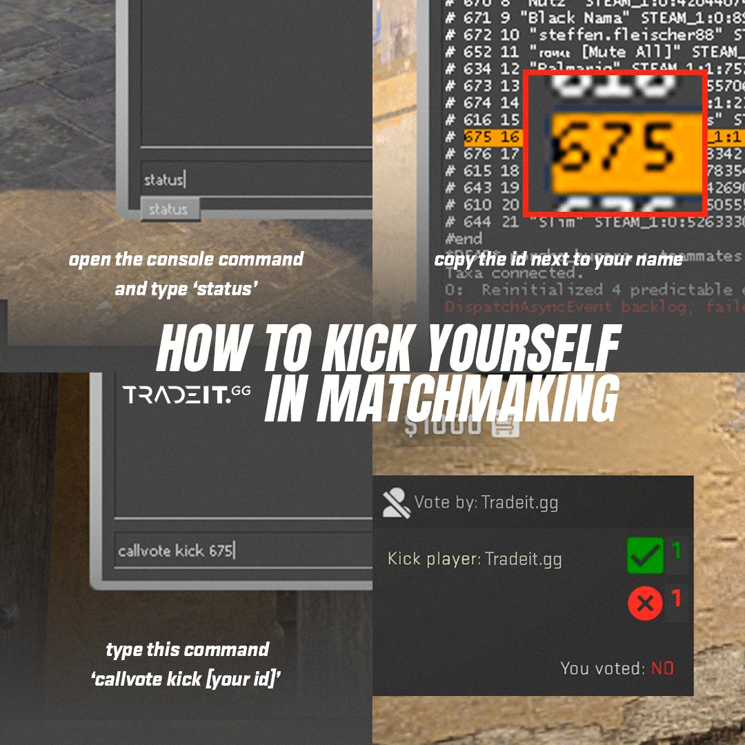 tradeit_gg's tweet photo. This is how to kick yourself in CSGO/CS2. https://t.co/TqDWWk6Sx5