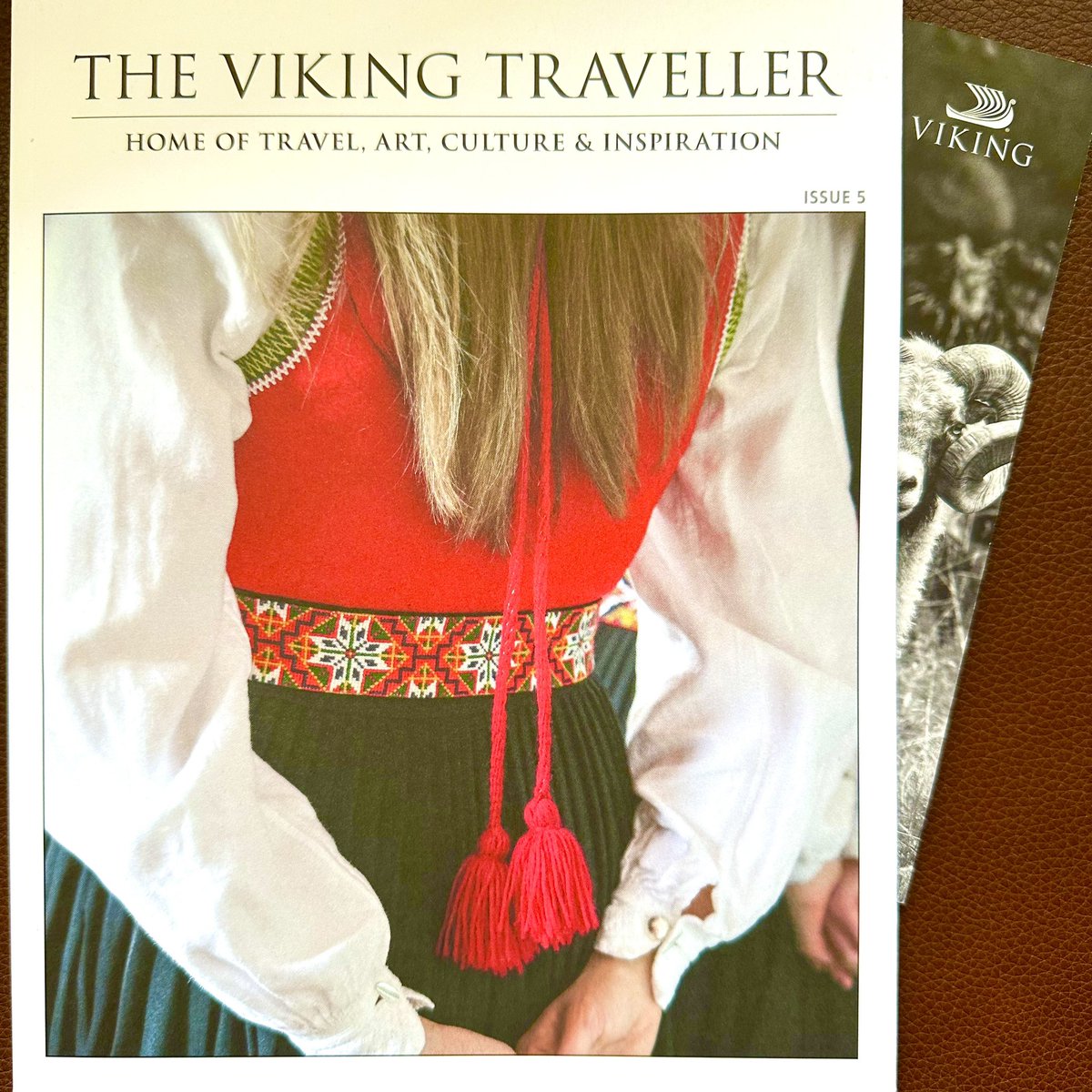 When you miss being on board a @VikingCruises ship & the post brings the latest edition of ‘The Viking Traveler’ magazine. Getting ready to bookmark my favourite section - but can’t choose which one they are all so inspiring 📖
 #fabulousread  #cruisemagazine 
#Vikingcruises
