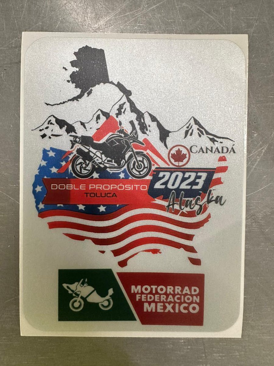 motofedmex's tweet photo. Se ha dado el banderazo de salida de la Expedición MX-Canadá Alaska 2023 de MC doble propósito Toluca a quienes deseamos un viaje lleno de emociones y que cumplan su objetivo!
Por supuesto los esperamos de regreso igual que sus familias!
#rodarmas #mascaminosmasamigos https://t.co/TGCvoRPxwv