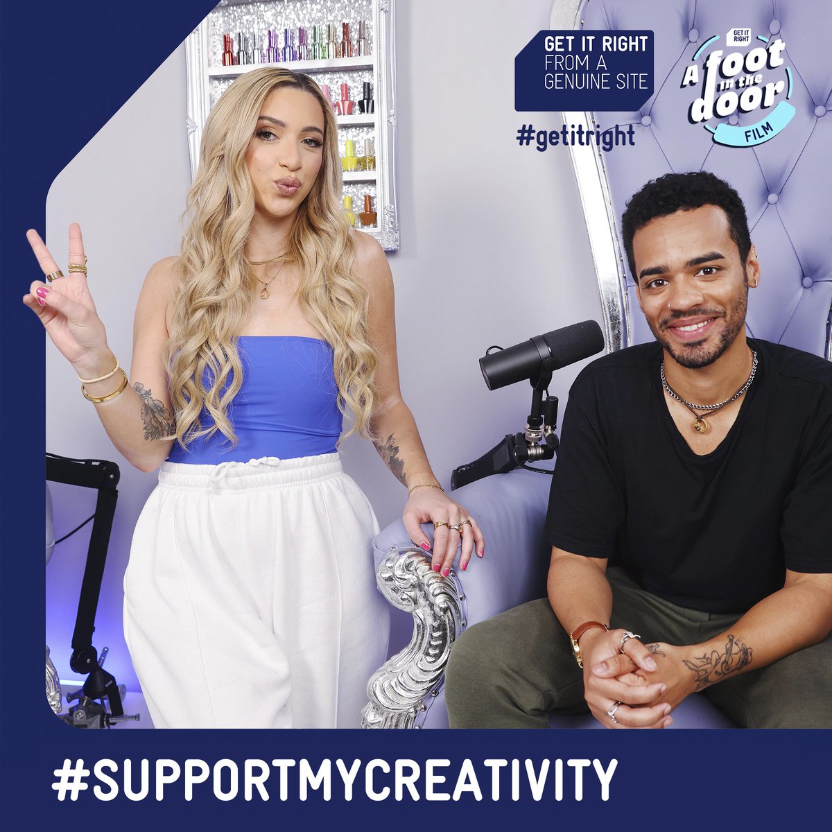 Have you seen our latest vodcast 'A Foot in the Door' where <a href="/gkbarry_/">GK Barry</a> sits down with three stars who spill the tea on their careers so far?🤩

Watch the first episode staring @jsinclairevans now: buff.ly/44mAzga