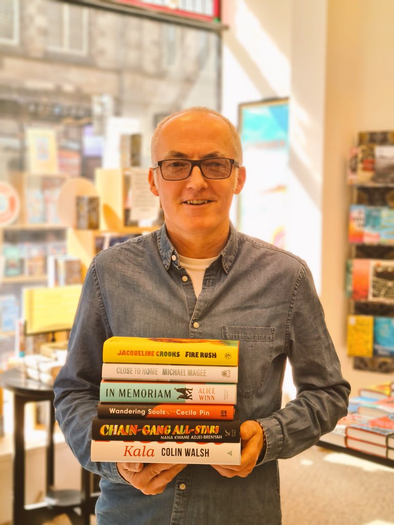 WstonesDundee's tweet image. We can't wait until this Thursday for the announcement of the winner of The 2023 Waterstones Debut Fiction Prize. What's your favourite? #WDFP @NK_Adjei