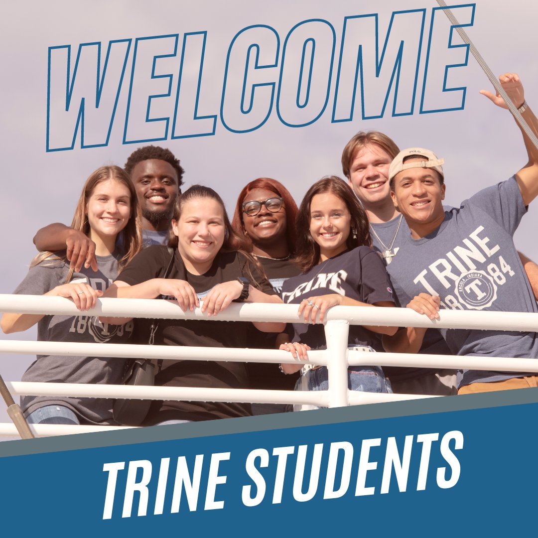 TrineAdmission's tweet photo. Happy First Day of classes to our students! We are so excited to have you all here for another school year! GO THUNDER!
#TrineUniveristy #TrineBound https://t.co/GKfRnIhooK