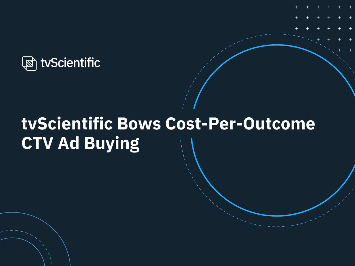 tv_scientific's tweet photo. Earlier this week, we announced that advertisers can now purchase #CTV ad campaigns on a Cost Per Outcome (#CPO) basis through our leading partners. @MediaPost covered more about the model's launch and highlights in Digital #News Daily: https://t.co/Cx9RNgUYkV https://t.co/QUcdCIZyUj