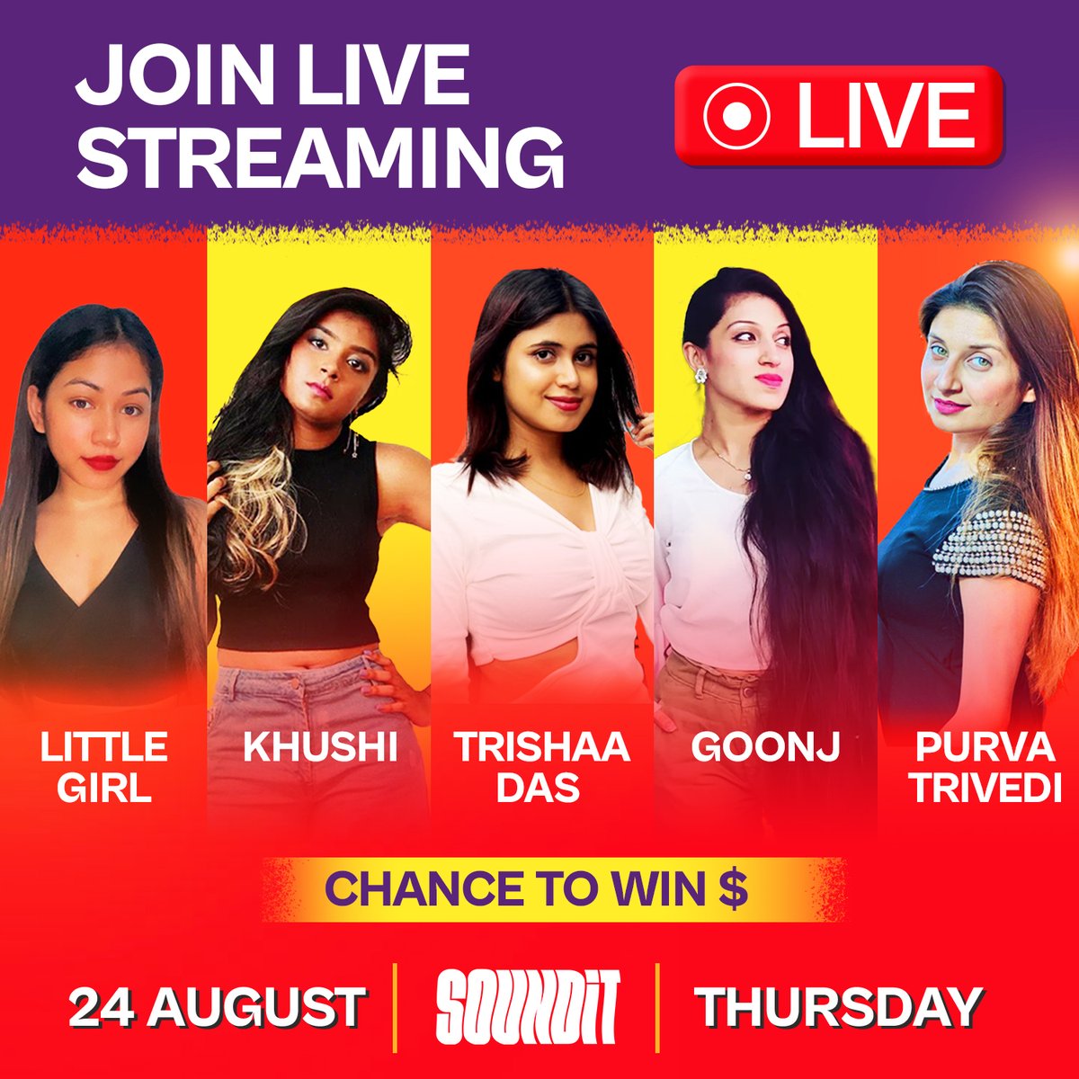 SOUNDITSOCIAL's tweet photo. Hey Folks, Be Ready with the upcoming Creators platform! Join Creators LIVE. 

Soundit is a new generation Creator platform.
Download the App &amp; Join LIVE Streaming.
https://t.co/cB4TEmPaJG

#LiveStreaming #ContentCreation #BehindTheScenes #LiveCreators #StreamingNow https://t.co/p2p2cHjHPd