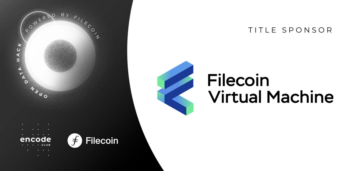 Build data DAOs or collectives, dapps adding and retrieving data via #FVM, data derivatives or wildcard ideas for a chance to win one of our awesome prizes as part of @encodeclub’s Open Data Hackathon, powered by @filecoin 🚀 Register now: encode.club/open-data-hack