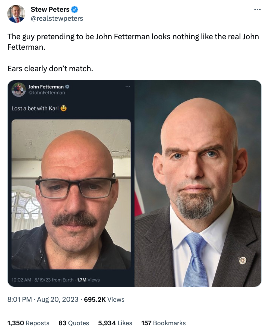 MattBinder's tweet photo. right wing conspiracy theorists are now openly admitting they would 100% fall for the classic fake disguise costume https://t.co/dQgxVrkXUV
