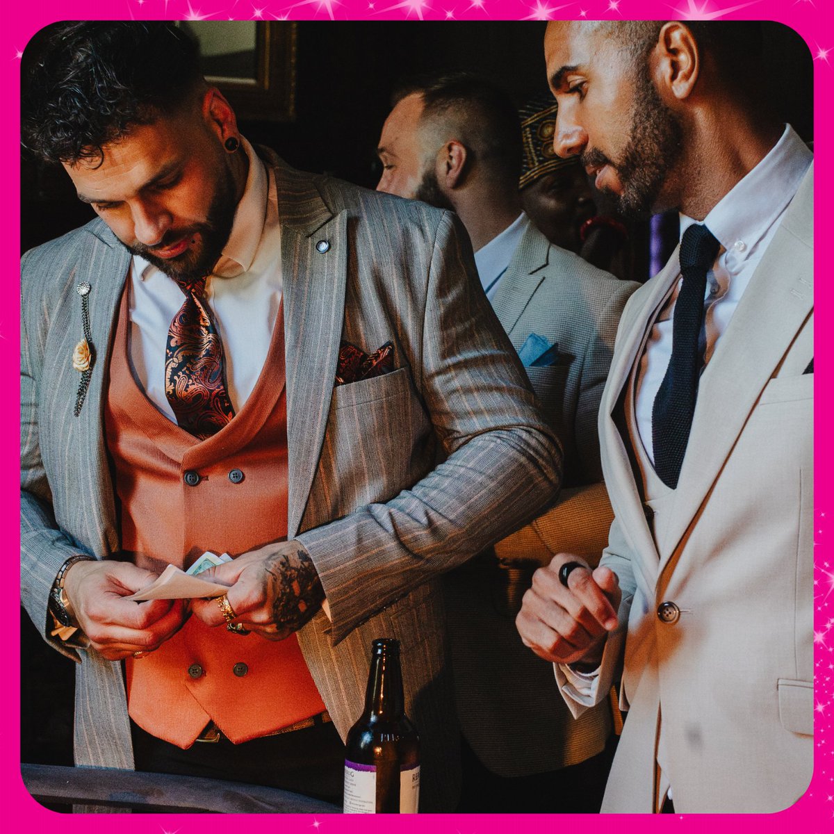 bond_parties's tweet image. &quot;How much wedding wonga do you have there mate?!&quot; 👀💸

#weddingwonga #funmoney #funcasino #weddingentertainment #casinohire