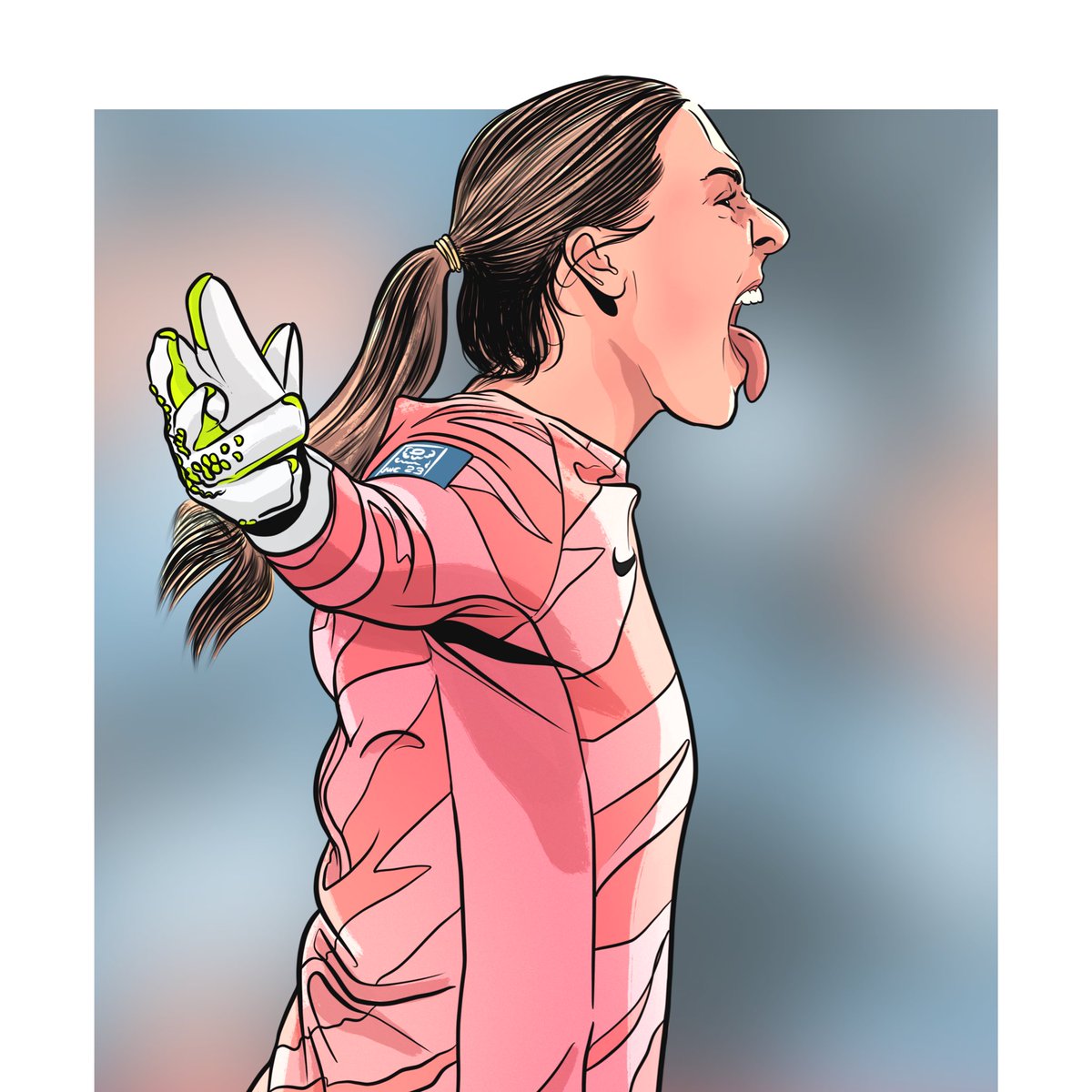 Mary Earps, inspiring a national of young girls to go in goal, saving a penalty in the World Cup final, screaming one of the best Fuck Off’s on the BBC we’ll see for a long time

Golden Glove winner for the #WomensWorldCup 

Available now in the shop #Earps #MaryEarps #Lionesses