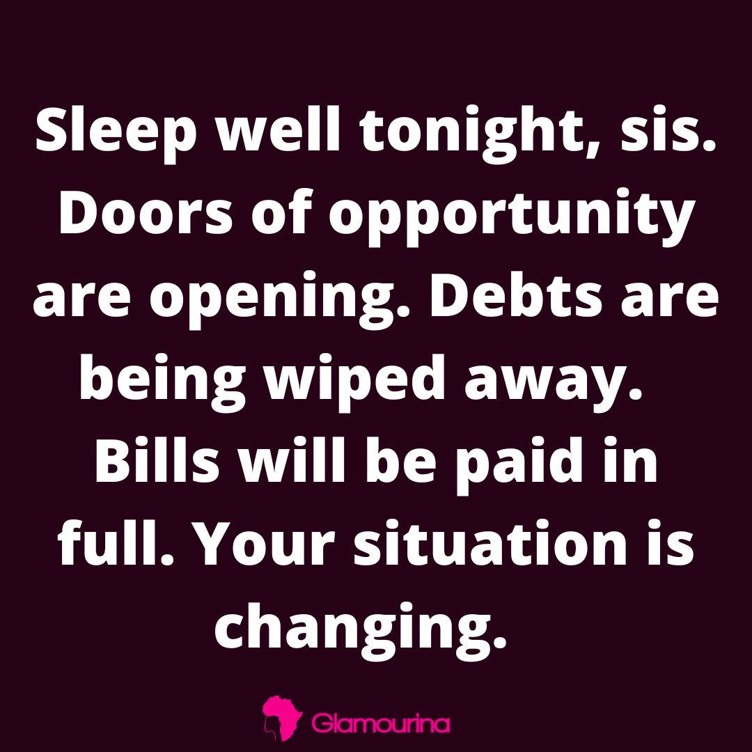 ShopGLAMOURINA's tweet photo. Dear Sis, 

Doors of opportunity are opening. Your situation is changing.

#motivationmonday #newopportunities https://t.co/KHe95B1Rmq