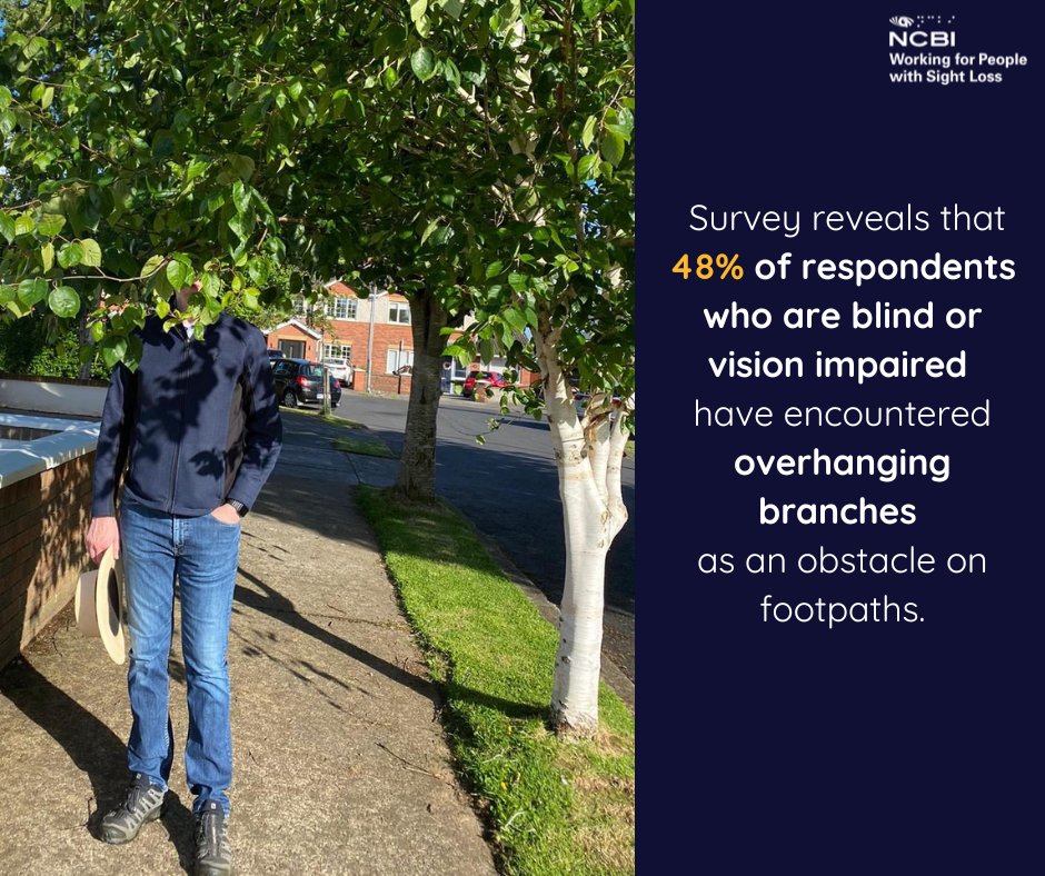 Vision_Irl's tweet photo. Survey conducted among NCBI service users has revealed that approximately 40% of respondents, who are #blind or #VisionImpaired, have been injured because of unexpected #obstacles on our #footpaths
👨‍🦯#ClearOurPaths 👩‍🦯 
@irishguidedogs @IrishWheelchair @DADACampaign @TheUSI https://t.co/sbUFarcMzM