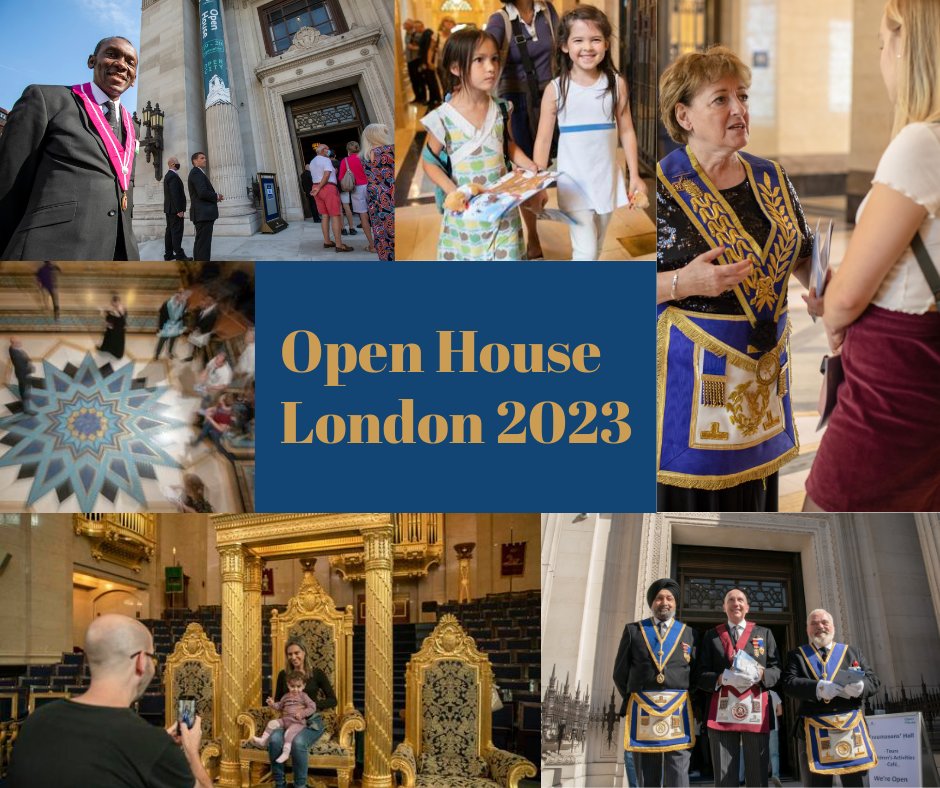 #Throwback to last year's Open House❗

Last year, over 4000 Visitors came by Freemasons' Hall to explore and learn more about our stunning Art Deco building 🕍

Want to visit us this year? More details on our website⏬
🔗ugle.org.uk/freemasons-hal…

#Freemasons #OpenHouseLondon2023