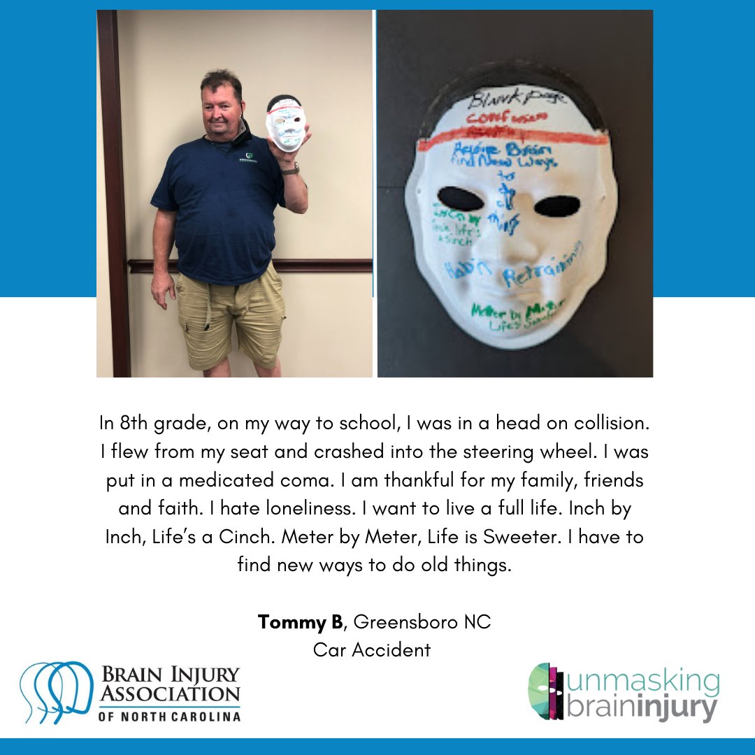 On this #MaskMonday, Tommy and Marissa let us share their stories. These are a wonderful and cathartic experience for people with lived experience. If you are interested in learning more, check out our website.