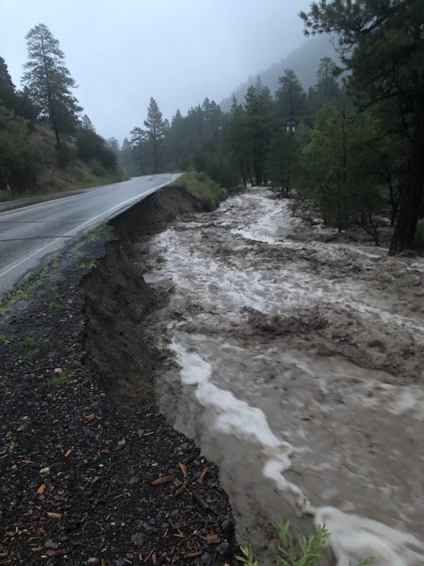 nevadadotvegas's tweet photo. UPDATE: SR-157 (Kyle Canyon Rd) is closed at SR-158 (Deer Creek Rd) due to flood damage. Crews are assessing the situation. There is no updated estimate for reopening at this time. https://t.co/reh0rvuIme