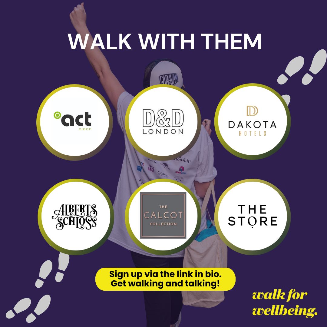 HospAction's tweet image. The sign-up numbers continue to rise for this year’s Walk for Wellbeing &amp;amp; some of the biggest names in hospitality are on that list! Walk alongside: @act_clean @DandDLondon @Calcot_and_Spa @AlbertsSchloss @dakotahotelsuk &amp;amp; The Store Oxford. Sign up at: walkforwellbeing.org