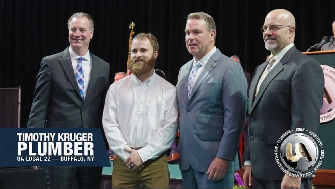 Congratulations To Tim Kruger for winning the UA International Plumbing Apprentice Contest.  He competed against top talent from all over the US, Canada, Ireland, and Australia. We are so proud that he is part of our DVB Family! 

WE ARE VERY PROUD OF YOUR ACCOMPLISHMENTS!
