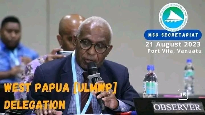 WestPapua1977's tweet photo. **Pertemuan Tingkat Menteri Luar Negeri MSG, turut hadir delegasi West Papua (ULMWP) dalam pertemuan tersebut yang berlangsung di Port Vila, Vanuatu.**
21 Agustus 2023
#WP4MSG https://t.co/9n5WLuebZ5