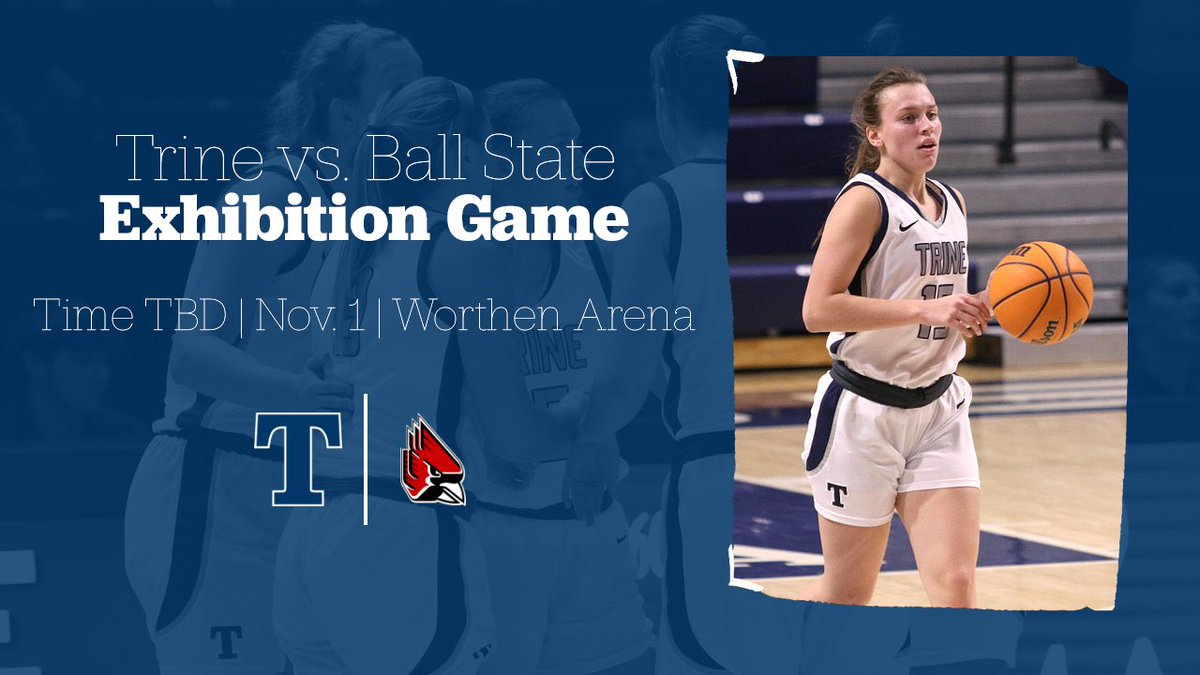Big time announcement❗️

Trine 🆚 Ball State
🗓️  Nov 1st
⏰  TBD
📍 Muncie, IN / Worthen Arena

See you there Thunder fans!