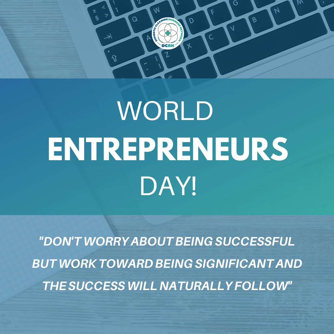 Hey business owners! Today, the world is celebrating you 😉⁣

Happy World Entrepreneurs Day to all of our cleaning business owners who are doing their best every day to make a name for themselves 👏⁣

#domesticcleaning #clean #worldentrepreneursday