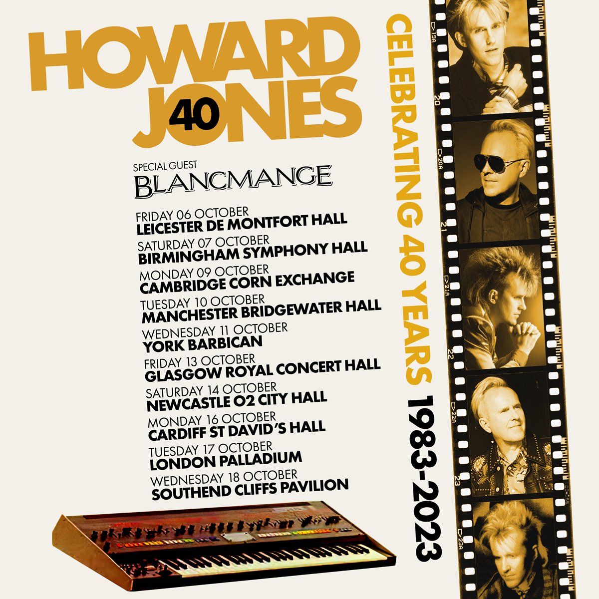 𝑾𝑰𝑵 𝑻𝑰𝑪𝑲𝑬𝑻𝑺 𝑻𝑶 𝑺𝑬𝑬 𝑯𝑶𝑾𝑨𝑹𝑫 𝑱𝑶𝑵𝑬𝑺 𝑳𝑰𝑽𝑬 ! 
Howard Jones 'Celebrating 40 Years Tour' with special guest Blancmange in October. Win tickets with Radio Caroline - enter at radiocaroline.co.uk  
Buy tickets at gigsandtours.com 
<a href="/TheRadCaroline/">The Legendary Real Radio Caroline</a>