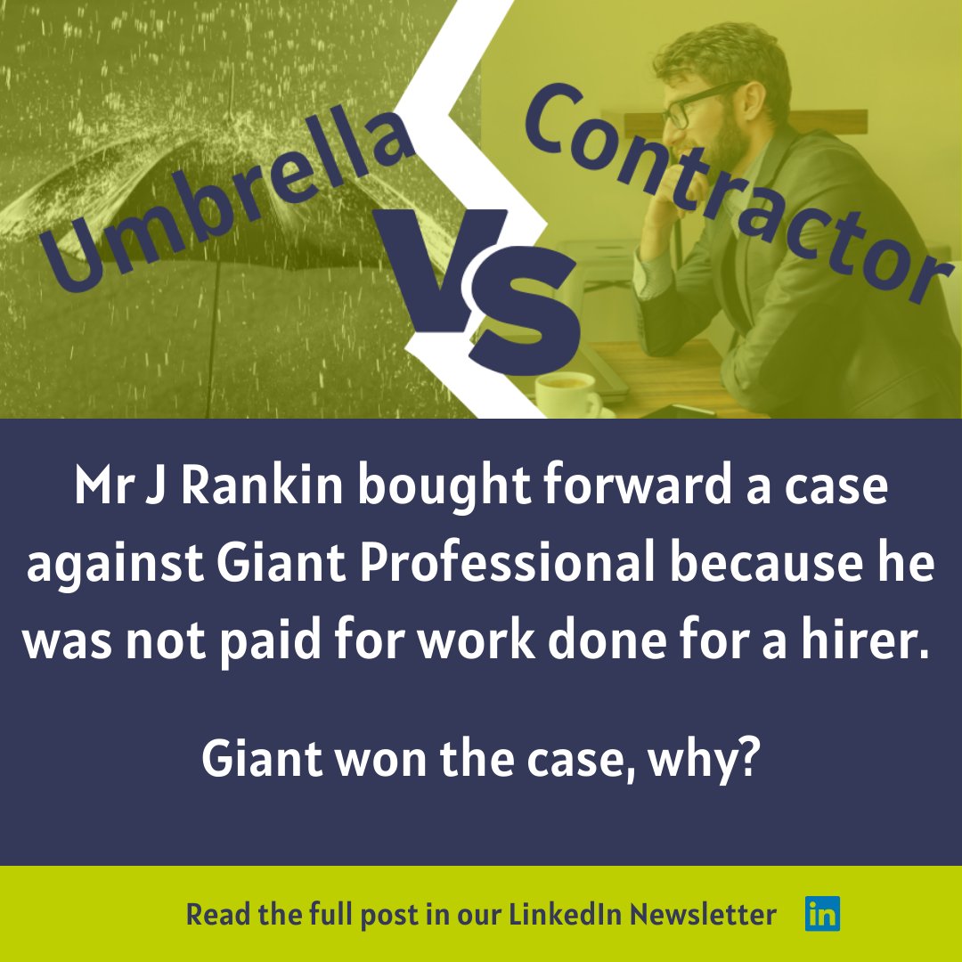 How important are timesheets?

Find out more about the tribunal case that saw a contractor lose out on payment and the decision in favour of those who did not pay.
 
linkedin.com/pulse/timeshee…

#recruitment #work #tribunal #umbrellacompany #contractor