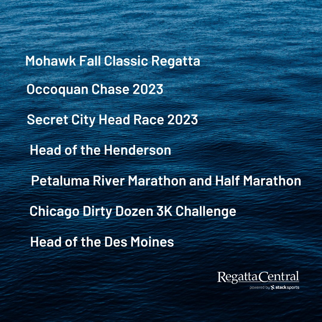 School has started and fall racing registration is here! Sign up now to ensure you don't miss out on these events; registration closes soon!