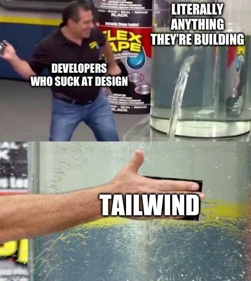 codeforpeace's tweet image. The real reason we love Tailwind ♥️