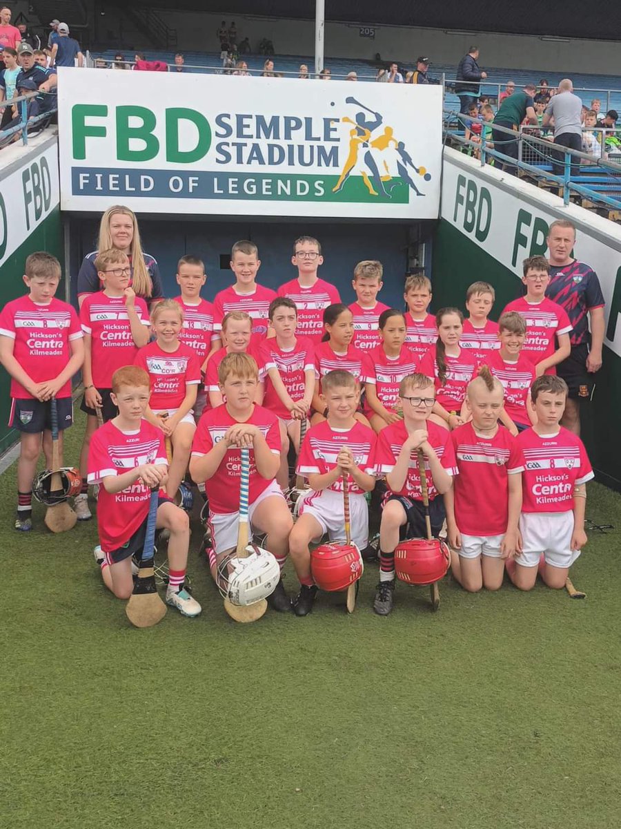 WhelanGavin's tweet photo. Well done to @CloneaGAA, St. Mary's and @BduffLwr who took part at last week's Under-11 hurling @MunsterGAA Activity days, a wonderful experience for everyone involved as they enjoyed playing on the famed FBD Semple Stadium, Thurles 👍👏🏑 #ActivityDays #Development #GDA #GAA https://t.co/td7C8eNpcv