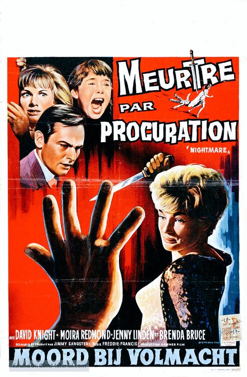 DukeDazzy's tweet photo. Nightmare (1964)

Another thriller masterpiece from Hammer specialist Freddie Francis.... Pure suspense and terror, a perfect film for nighttime hours... 

#horror #horrormovie #horrorcommunity
#horrorfam #horrorfamily
#60s #hammerhorror #hammerfilms #freddiefrancis https://t.co/wh8WpbTorv